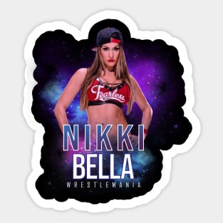 nikki bella wrestle Sticker